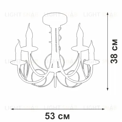 Потолочная люстра Vitaluce V3035-0/5PL V3035-0/5PL