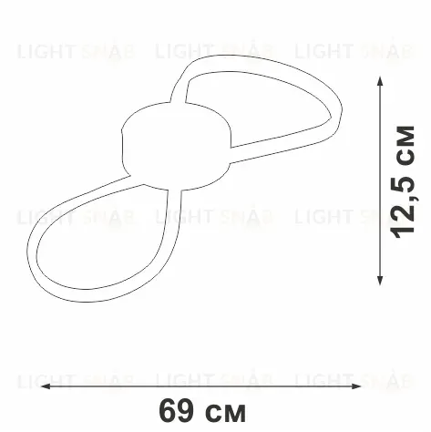 Потолочный светильник Vitaluce V3779-1/1PL V3779-1/1PL