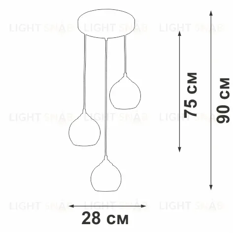 Подвесной светильник Vitaluce V3785-0/3S V3785-0/3S