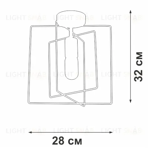 Потолочный светильник Vitaluce V3793-1/1PL V3793-1/1PL