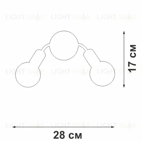Бра Vitaluce V3927-0/2A V3927-0/2A