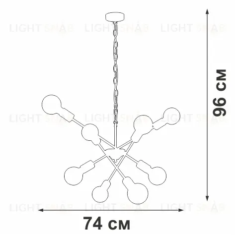 Подвесная люстра Vitaluce V4750-1/8 V4750-1/8