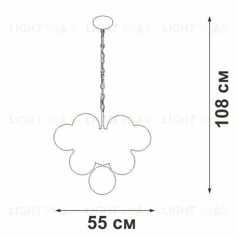 Подвесная люстра Vitaluce V49630-8/10 V49630-8/10