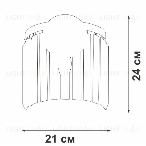 Настенный светильник Vitaluce V5151-9/1A V5151-9/1A