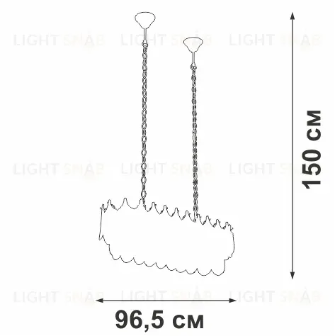 Подвесная люстра Vitaluce V5813-8/11 V5813-8/11