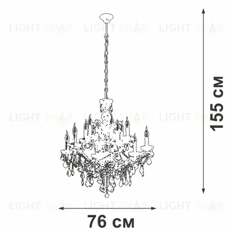 Подвесная люстра Vitaluce V5814-7/12 V5814-7/12