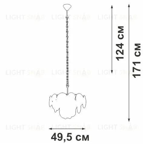 Подвесная люстра Vitaluce V5828-8/6+1 V5828-8/6+1
