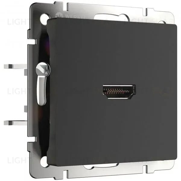 Розетка HDMI Werkel черный матовый 4690389157066 W1186008 a051601 4690389157066