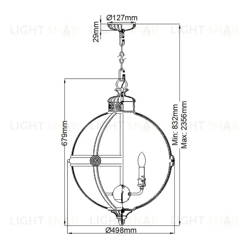 Подвесной светильник Feiss Adams FE-ADAMS-4P-BRZ FE-ADAMS-4P-BRZ