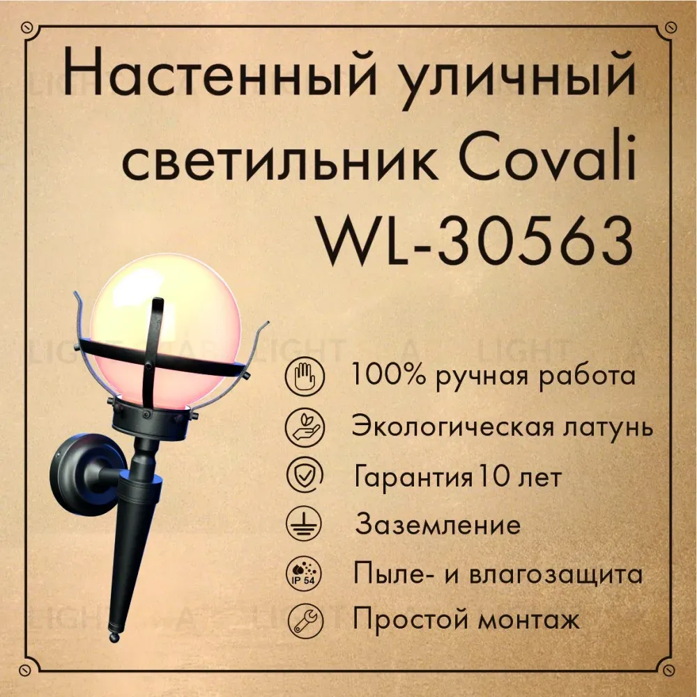 Уличный настенный светильник Covali WL-30563 WL-30563