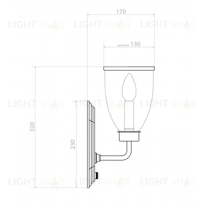 Бра Covali WL-38007 WL-38007