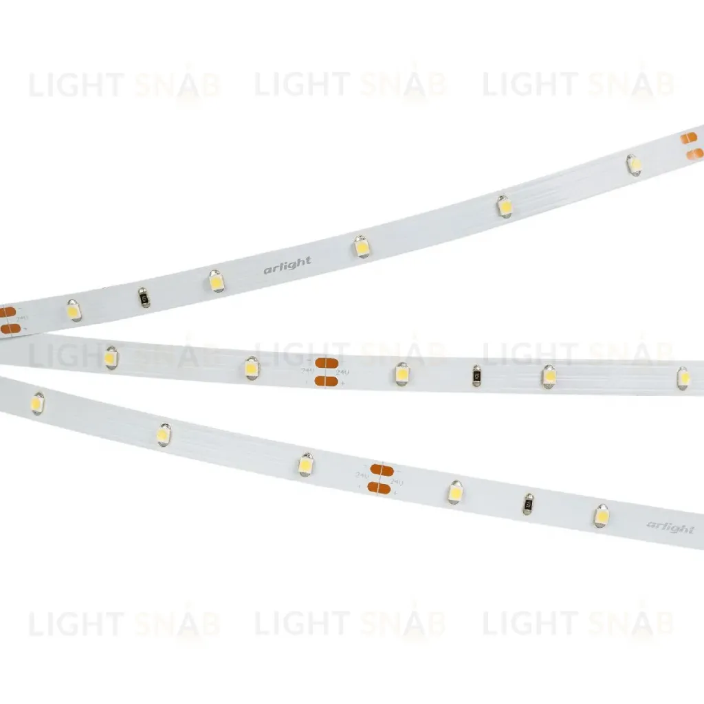 Светодиодная лента Arlight RT-A30-8mm 24V Warm2400 (2.9 W/m, IP20, 2835, 5m) 024111(2) 024111(2)