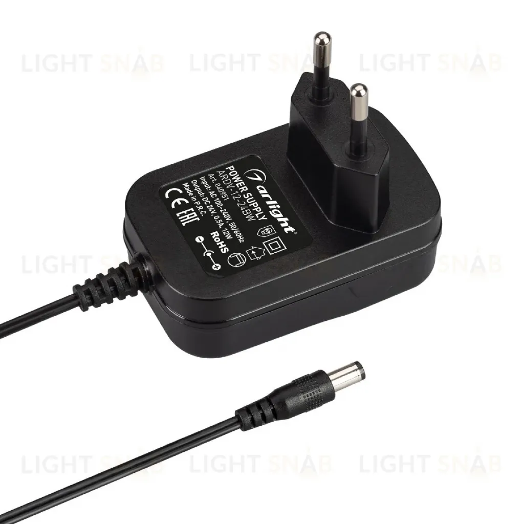 Блок питания Arlight ARDV-12-24BW (24V, 0.5A, 12W) 040951 040951