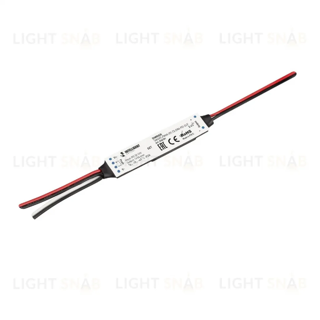 Диммер Arlight SMART-PWM-101-72-DIM-PD-SUF (12-24V, 1x3A, SS, 2.4G) (IARL, Пластик) 038181 038181