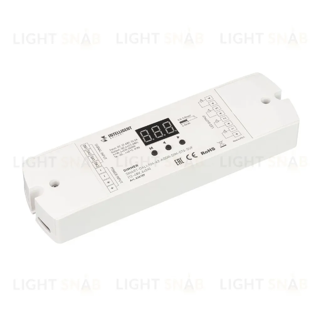 Диммер Arlight SMART-DALI-104-62-ADDR-DIM-DT6-SUF (12-48V, 4x5A) 038157 038157