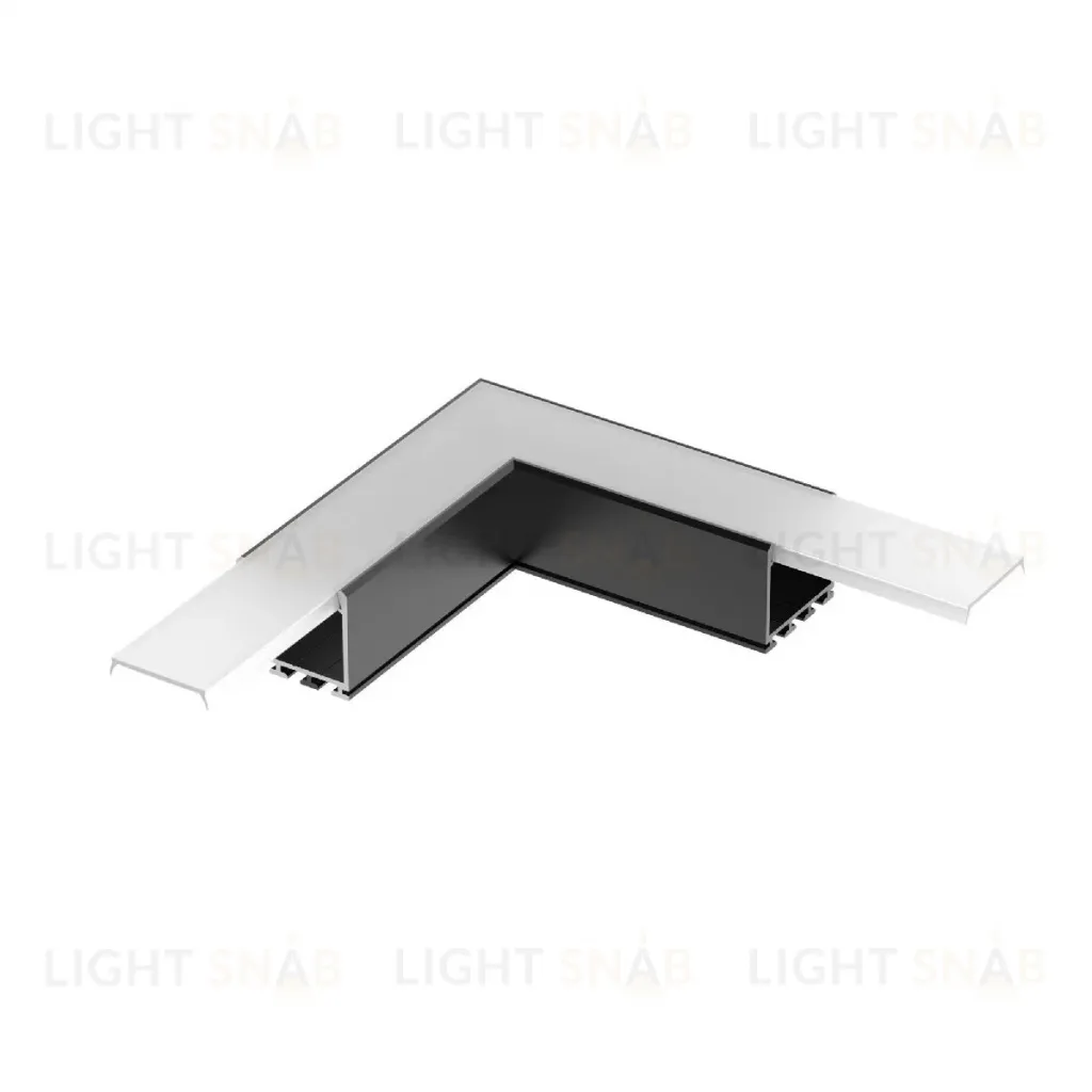 Угол Arlight PLS-LOCK-H25-L90 BLACK (с экраном MAT-L) 031268 031268