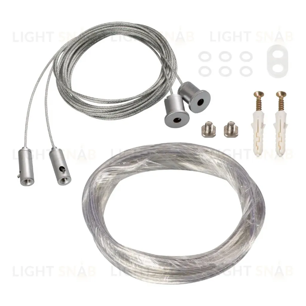 Подвес токопроводящий Arlight ARL-2x2m Set SILVER (Pad 9x2mm, 2x18AWG) 019391(1) 019391(1)