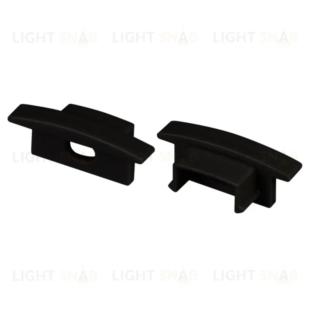 Заглушка Arlight LINE-2308-F BLACK с отверстием 040320 040320