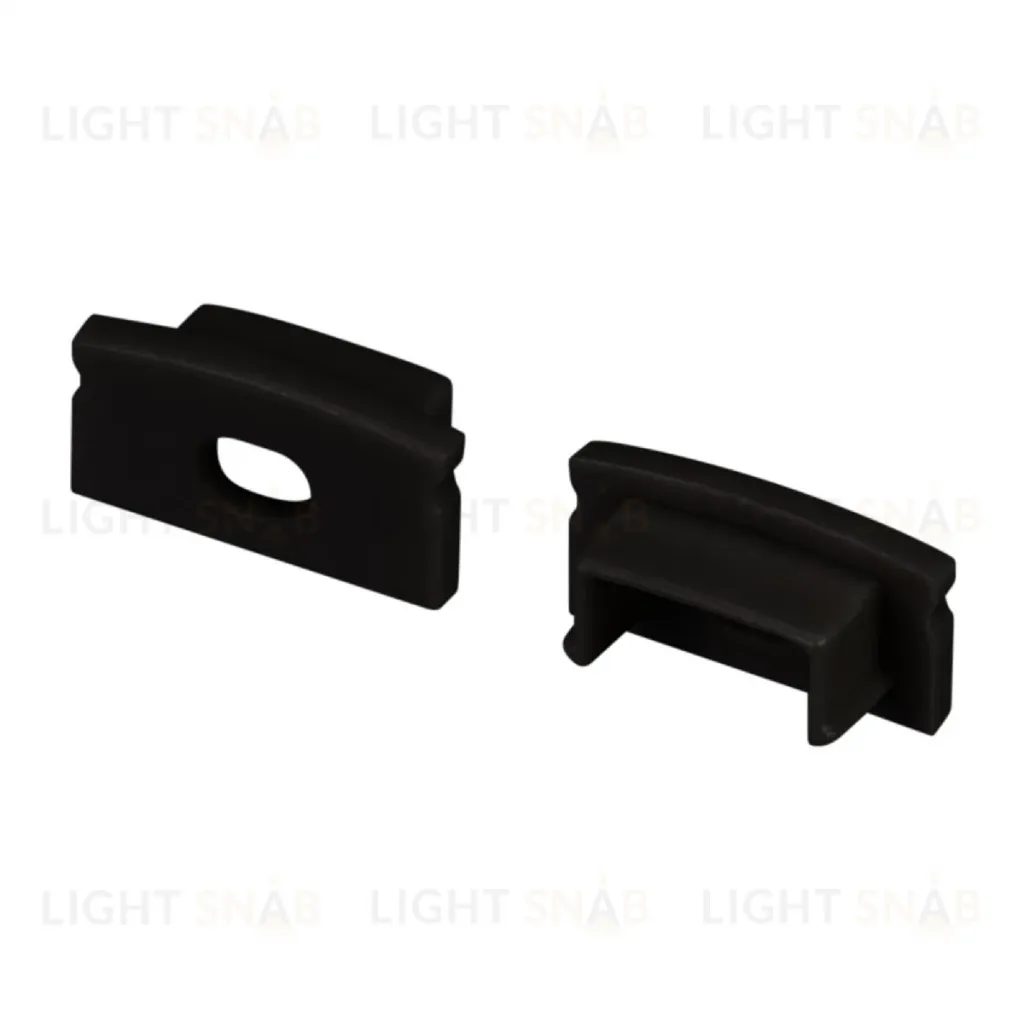 Заглушка Arlight LINE-1708 BLACK с отверстием 040315 040315