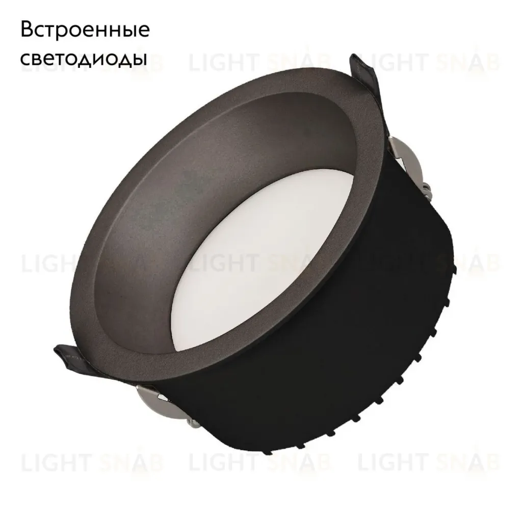 Встраиваемый светильник Arlight MS-DROP-BUILT-R137-24W Warm3000 (BK, 90 deg, 230V) 041499 041499