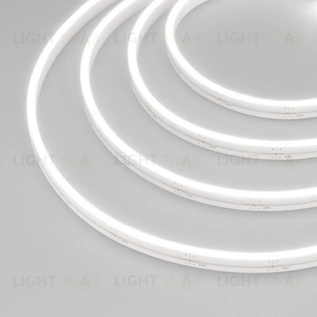 Лента герметичная Arlight MOONLIGHT-SIDE-A120-06x12mm 24V White6000 (9.6 W/m, IP65, 5m, wire x2) 041033 041033