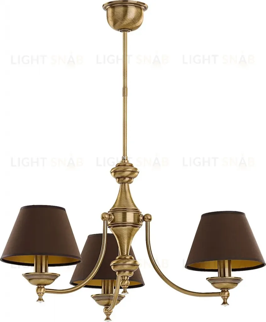 Люстра на штангера Kutek San Marino Lampshade SAN-ZW-3(P/A)CR SAN-ZW-3(P/A)CR