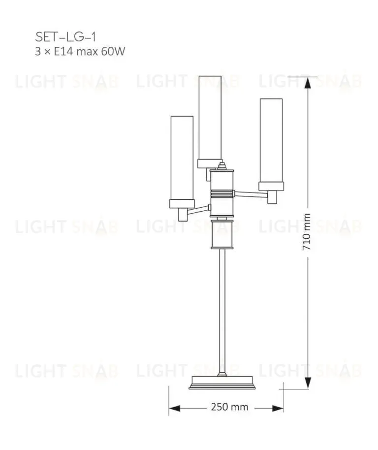 Настольная лампа Kutek Mood Seti SET-LG-1(Z) SET-LG-1(Z)