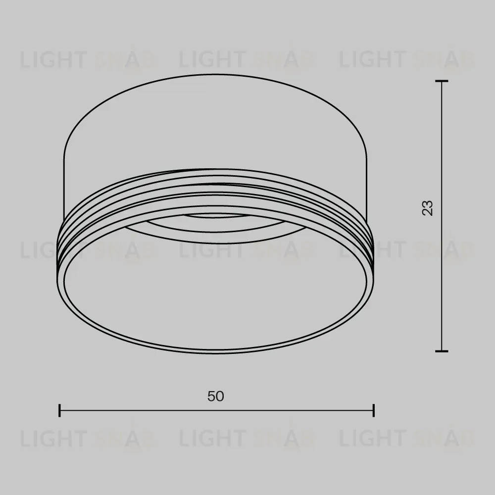 Кольцо декоративное для однофазного трекового светильника Maytoni Technical Focus LED  RingM-12-W RingM-12-W