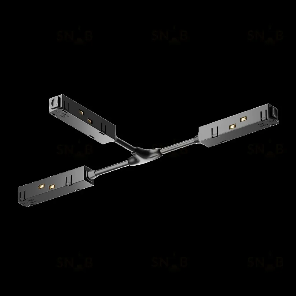 T-образный коннектор питания для магнитного шинопровода Maytoni Technical Magnetic track system Gravity TRA004CWT-22B TRA004CWT-22B