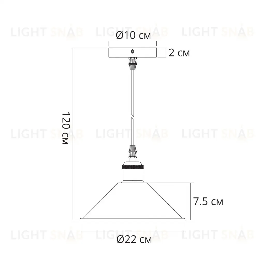 Подвесной светильник Arte Lamp Cappello A7037SP-1BK A7037SP-1BK