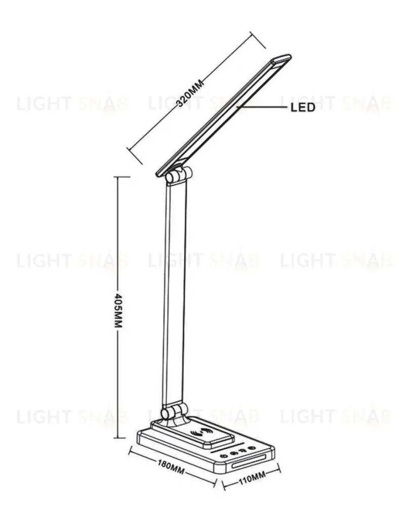 Настольная лампа Arte Lamp William A5122LT-1BK A5122LT-1BK