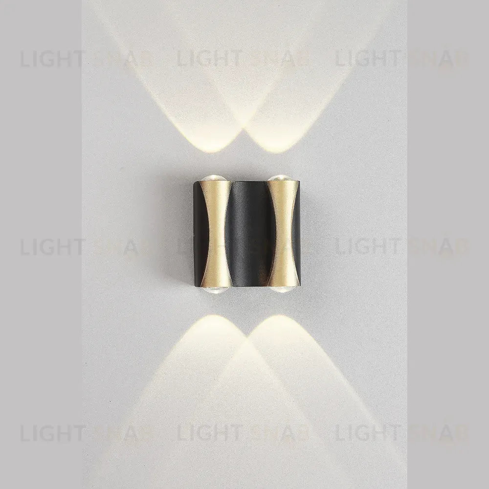 Уличный настенный светильник Crystal Lux CLT 022W2 BL-GO 4000K CLT 022W2 BL-GO 4000K