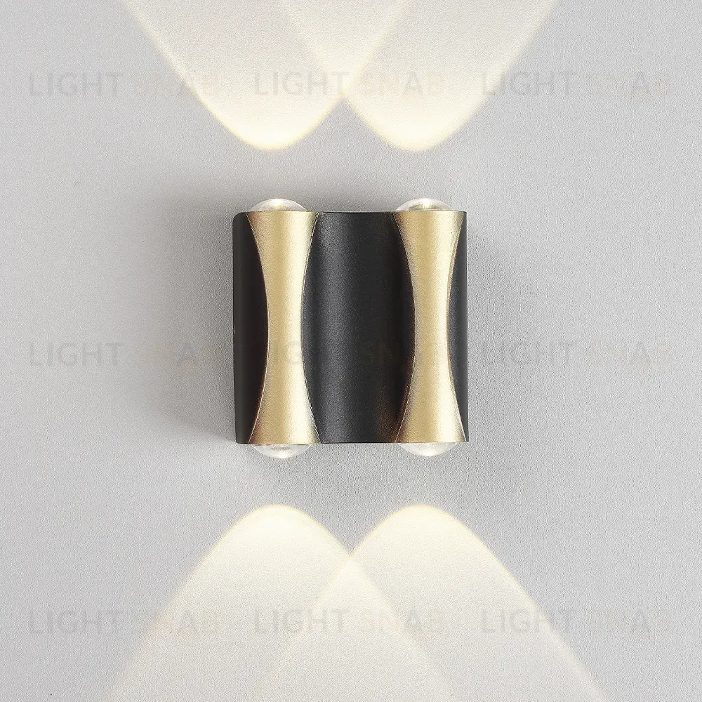 Уличный настенный светильник Crystal Lux CLT 022W2 BL-GO 4000K CLT 022W2 BL-GO 4000K