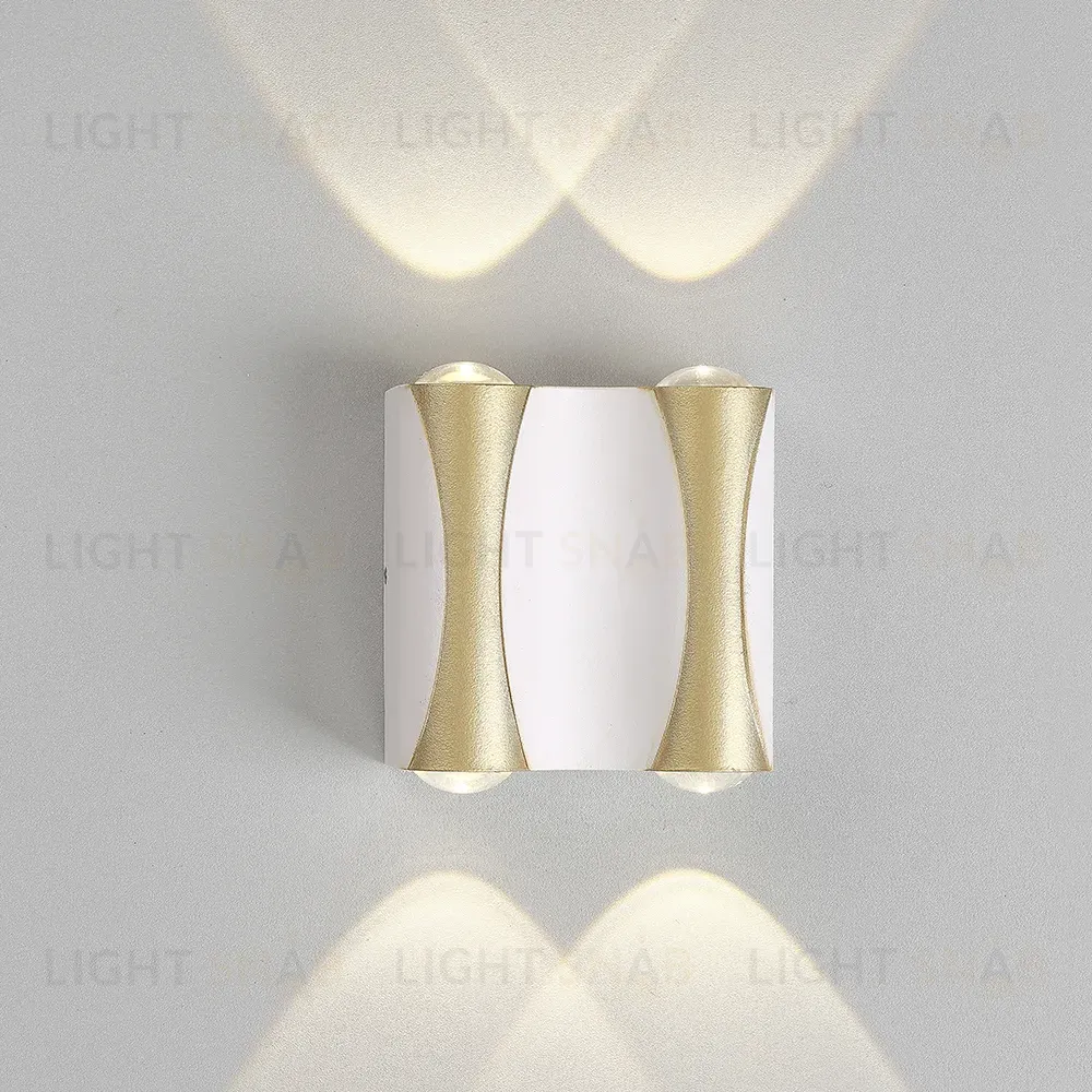 Уличный настенный светильник Crystal Lux CLT 022W2 WH-GO 4000K CLT 022W2 WH-GO 4000K