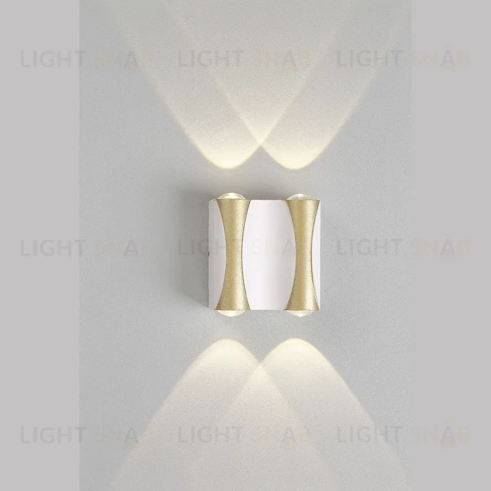 Уличный настенный светильник Crystal Lux CLT 022W2 WH-GO 4000K CLT 022W2 WH-GO 4000K