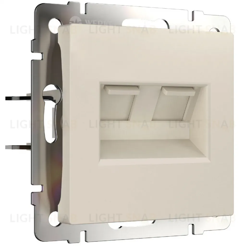 Розетка двойная Ethernet RJ-45 Werkel 4690389192289 W1181162 a062429 4690389192289