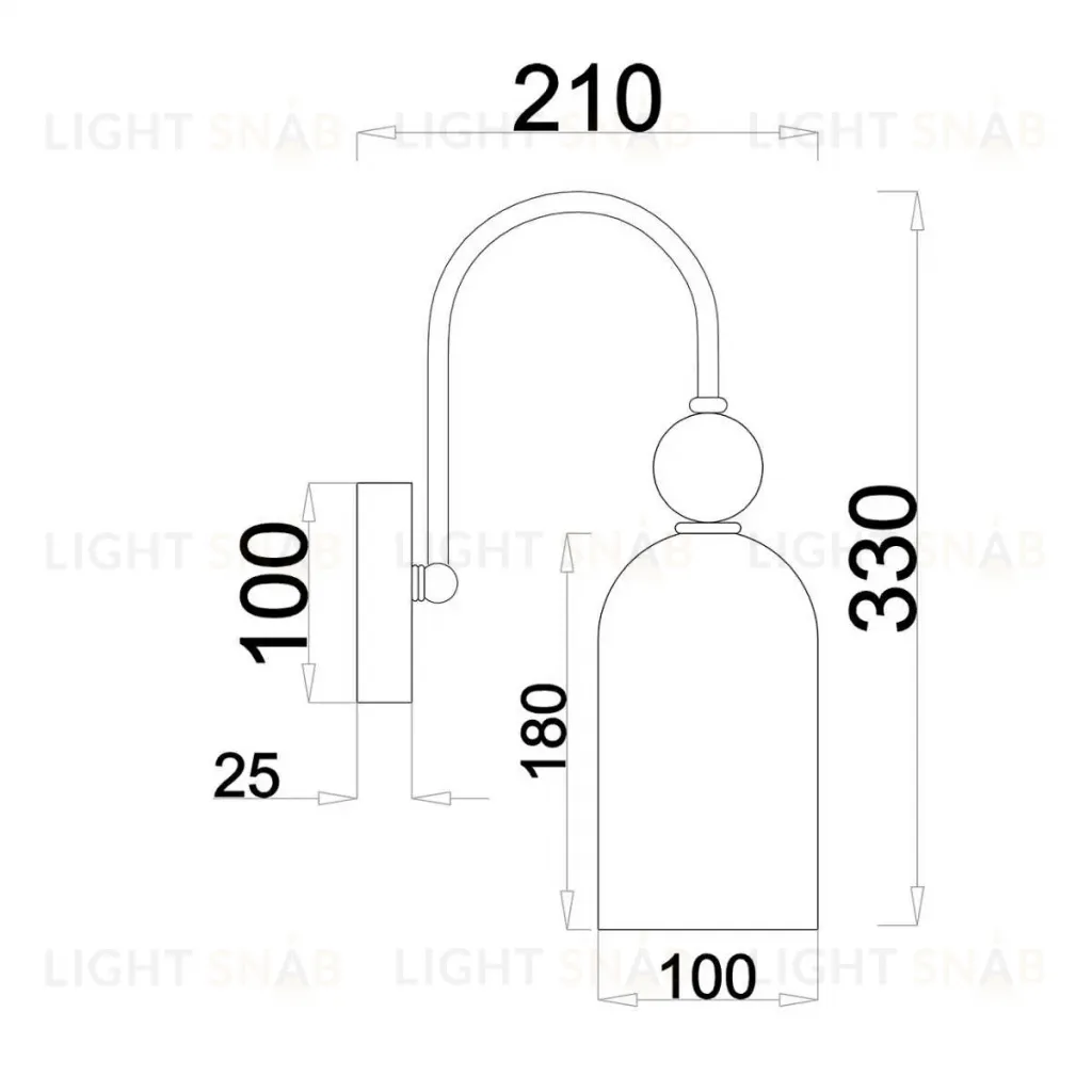 Бра Escada ODE 686/1A Chrome 686/1A Chrome