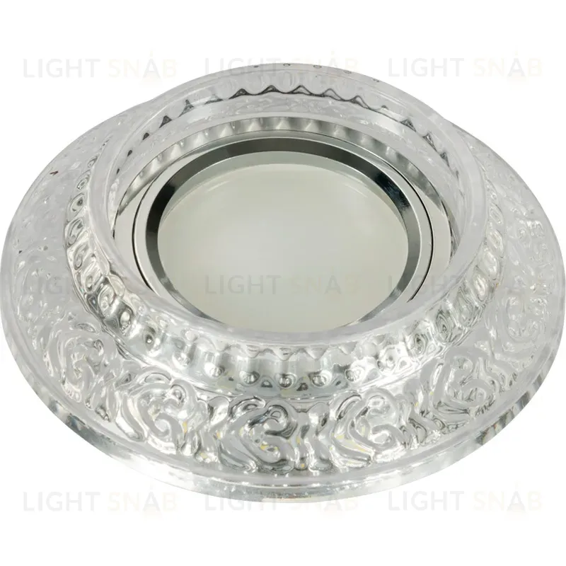 Встраиваемый светильник Fametto Luciole DLS-L105 GU5.3 CHROME/CLEAR UL-00000356 DLS-L105 GU5.3 CHROME/CLEAR