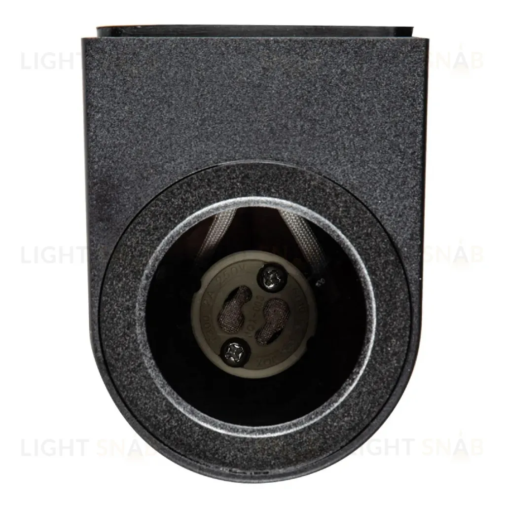 Уличный настенный светильник Uniel UUL-P52A 2х6W/GU10 IP65 BLACK UL-00010511 UUL-P52A 2х6W/GU10 IP65 BLACK