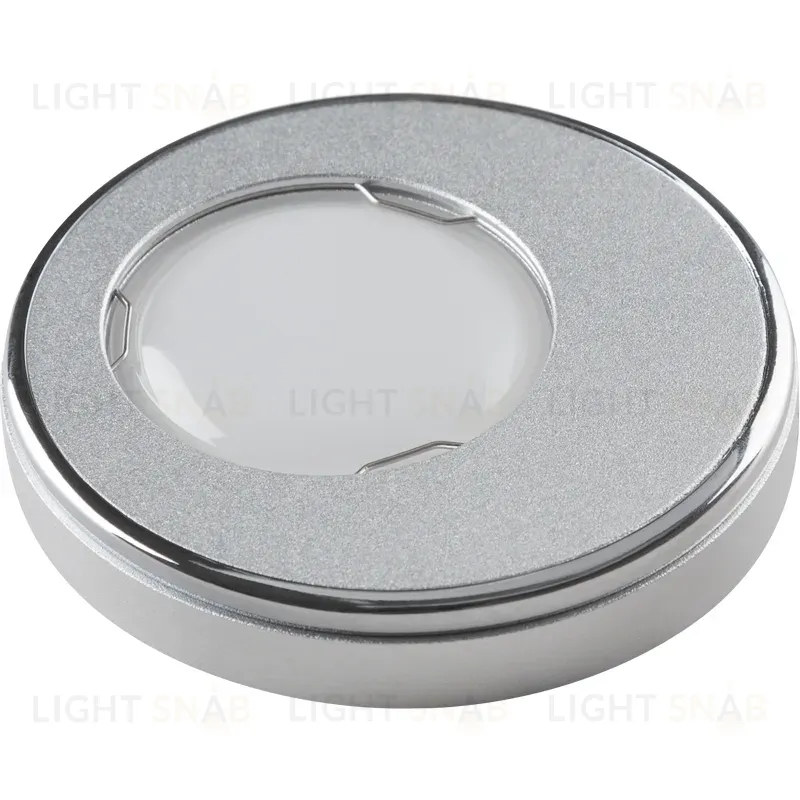 Встраиваемый светильник Fametto Vernissage DLS-V104 GU5.3 SAND SILVER+CHROME 10736 DLS-V104 GU5.3 SAND SILVER+CHROME