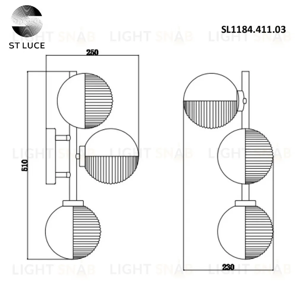 Бра ST Luce Todo SL1184.411.03 SL1184.411.03
