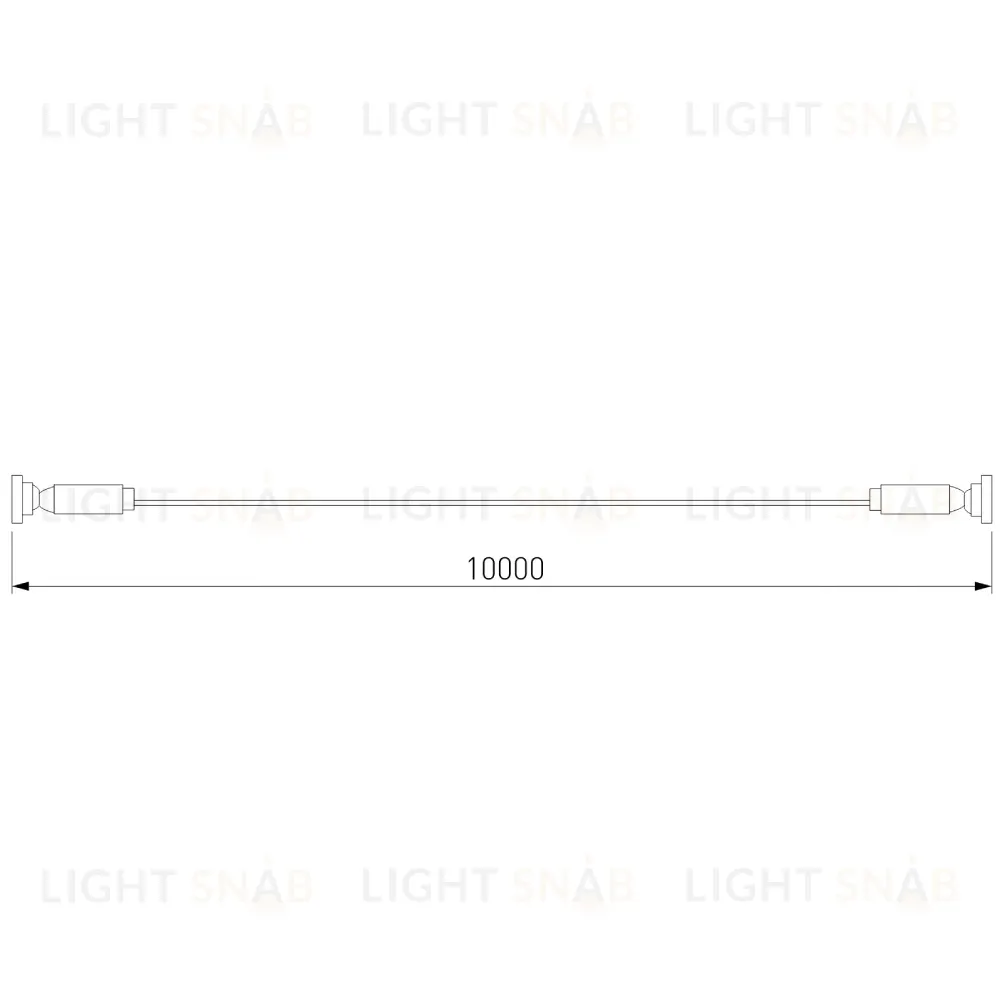 Струнный светильник Elektrostandard Strongline 40127/LED черный 4690389195662 a063379 4690389195662