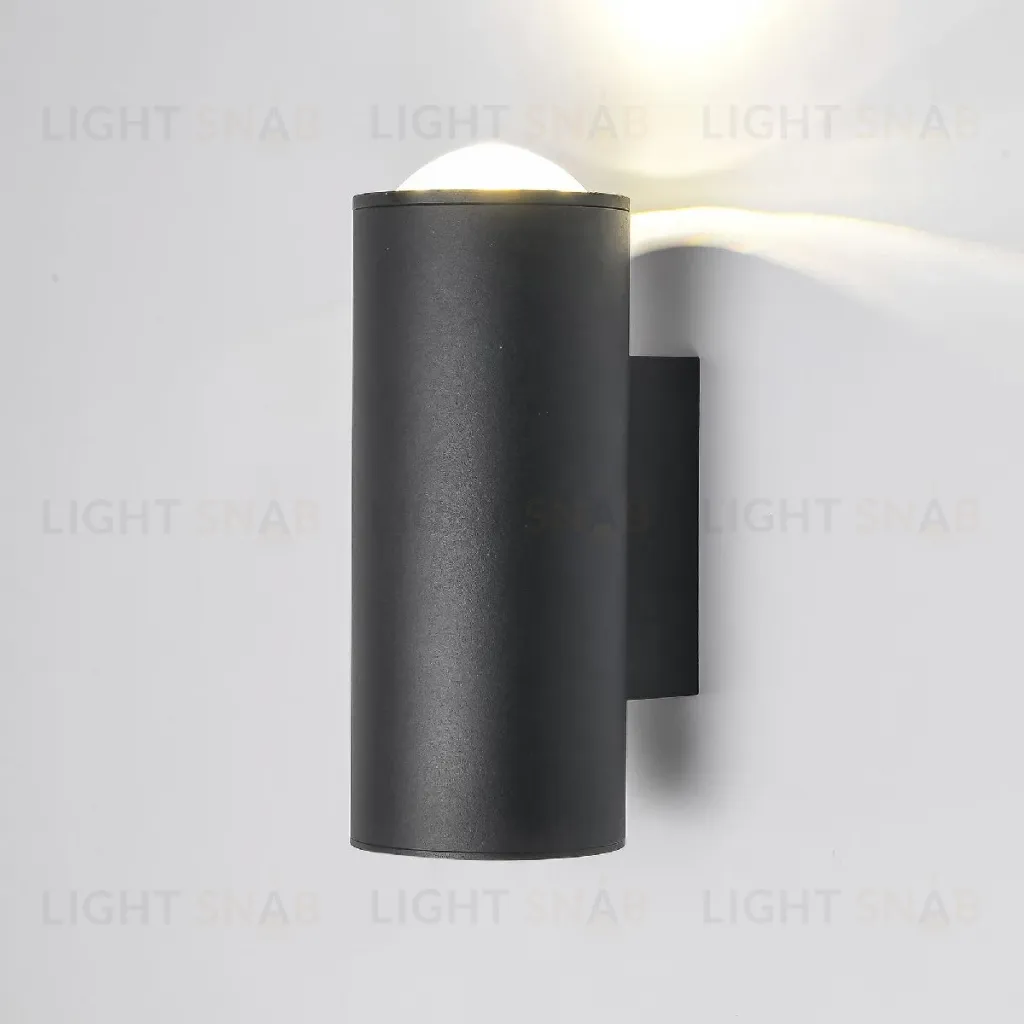 Уличный настенный светильни Elektrostandard Column 35138/U черный 4690389194566 a063022 4690389194566