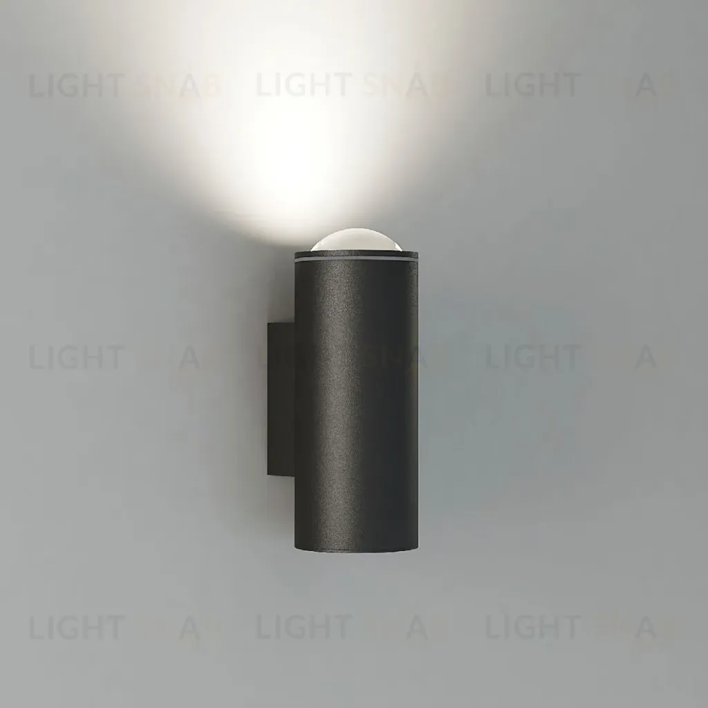 Уличный настенный светильни Elektrostandard Column 35138/U черный 4690389194566 a063022 4690389194566