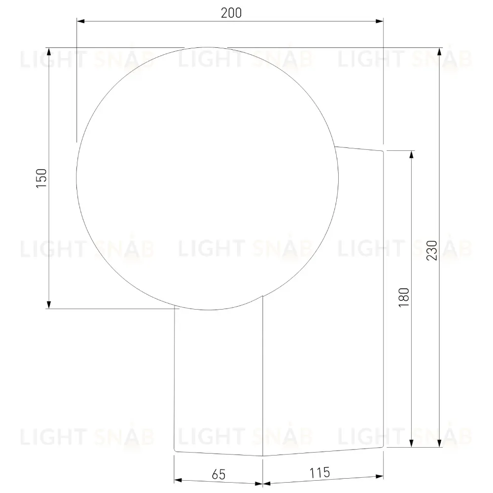 Уличный настенный светильник Elektrostandard Gravity 35166/U черный 4690389195099 a062885 4690389195099