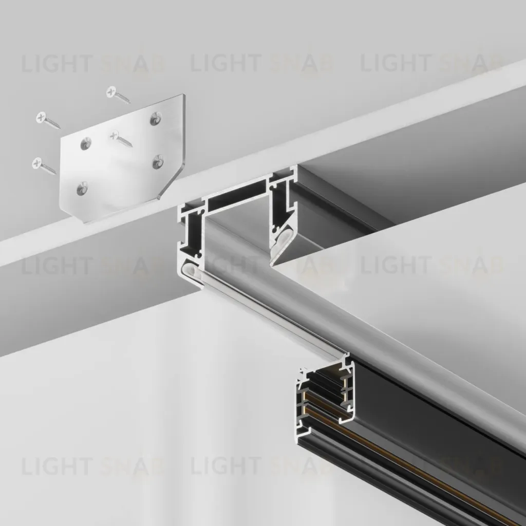 Профиль для монтажа Maytoni Three phase track system Trinity TRA005MP-312S TRA005MP-312S