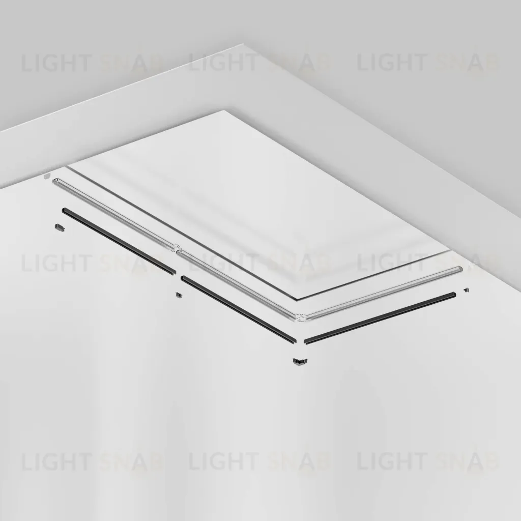 Профиль для монтажа Maytoni Three phase track system Trinity TRA005MP-312S TRA005MP-312S