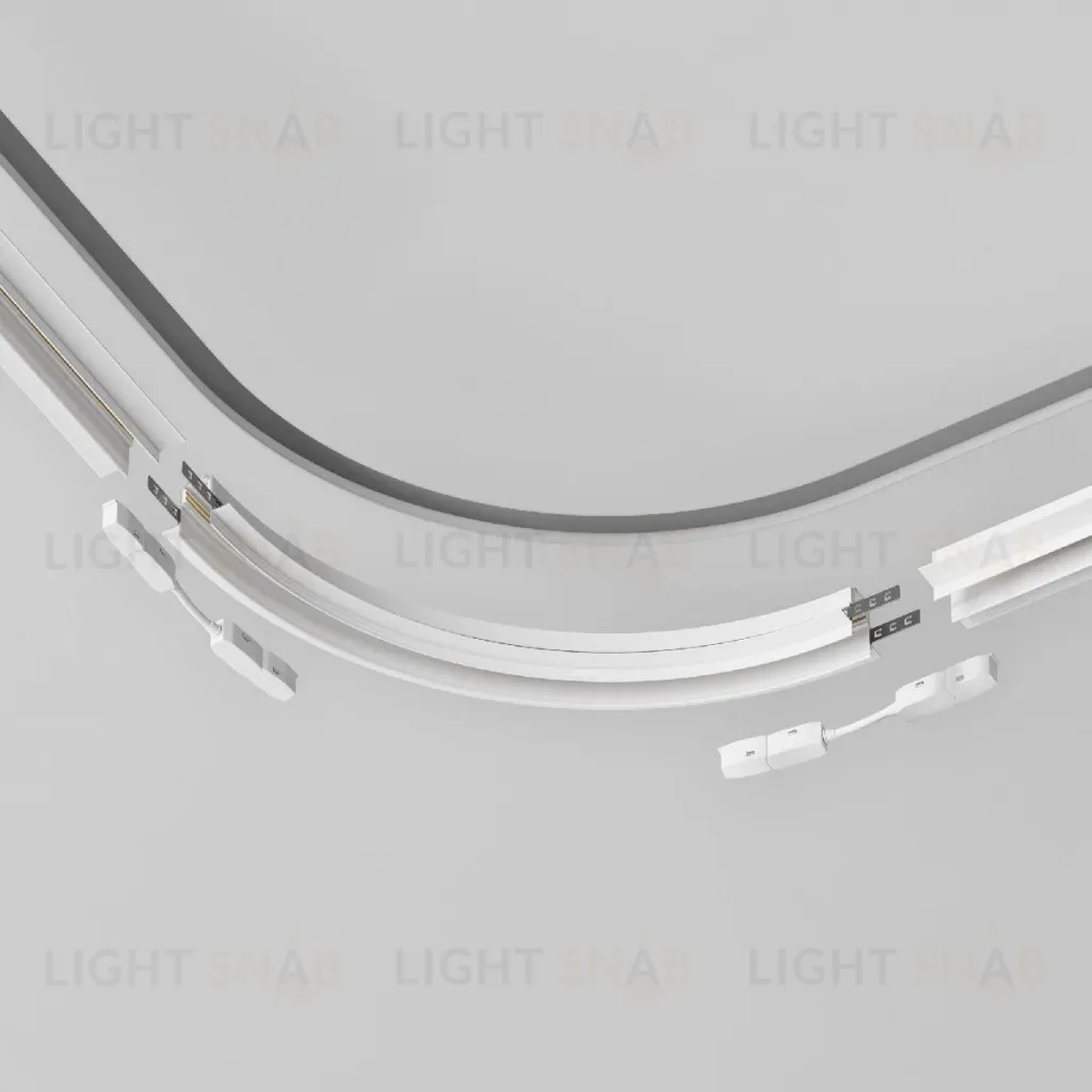 Коннектор радиусный встраиваемый Maytoni Magnetic track system Exility TRA044-angle-W TRA044-angle-W