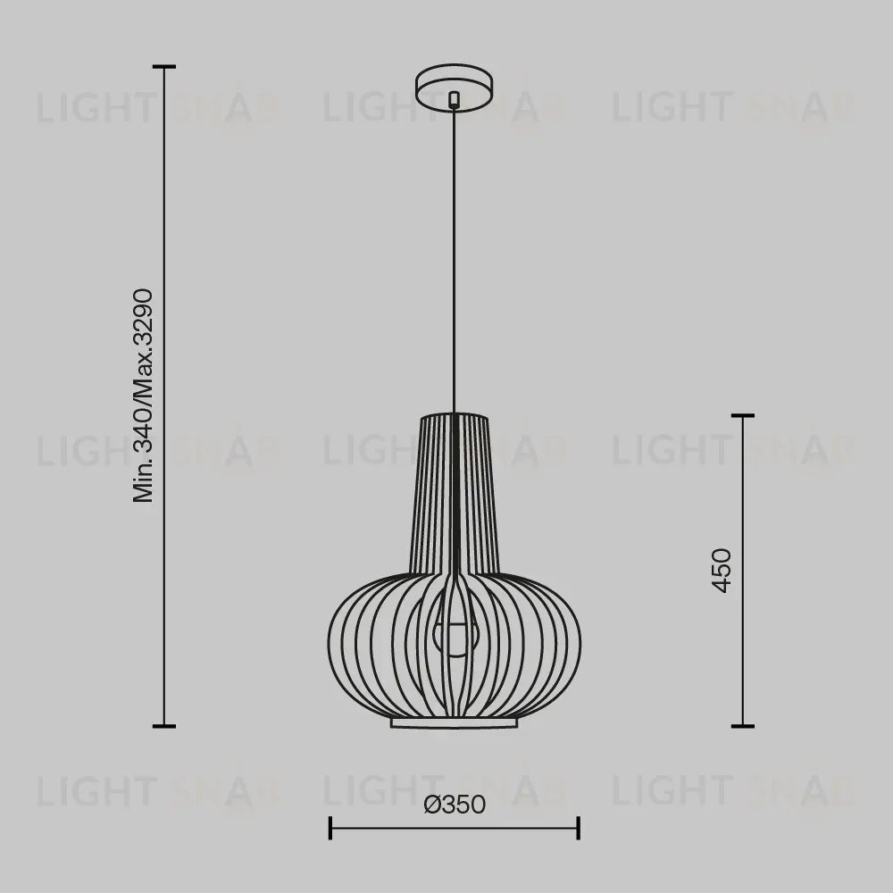 Подвесной светильник Maytoni Roots MOD193PL-01W MOD193PL-01W