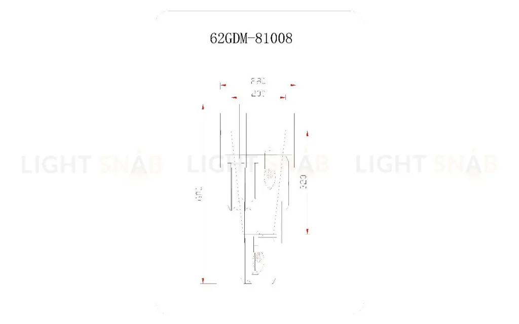 Настенный светильник Garda Decor 62GDM-81008 62GDM-81008